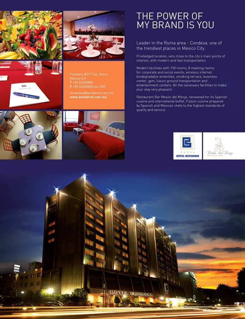 Editorial advertisement for 'Hotel Benidorm'